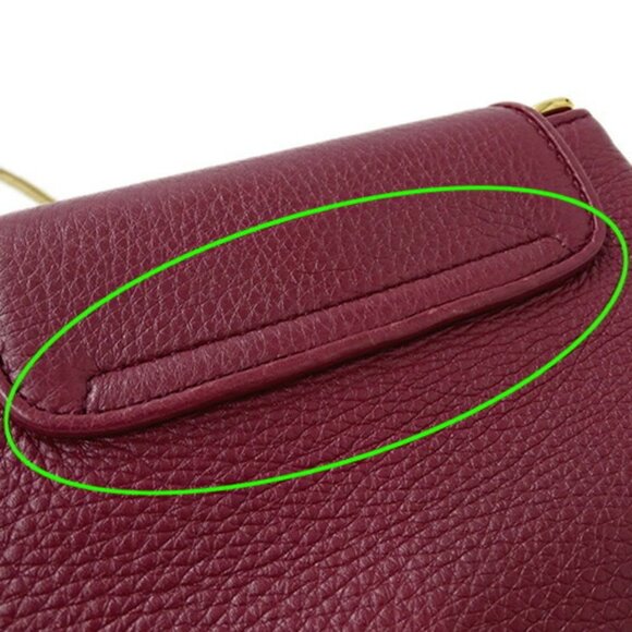 GUCCI Authentic Purple Leather Shoulder Bag - Picture 9 of 13